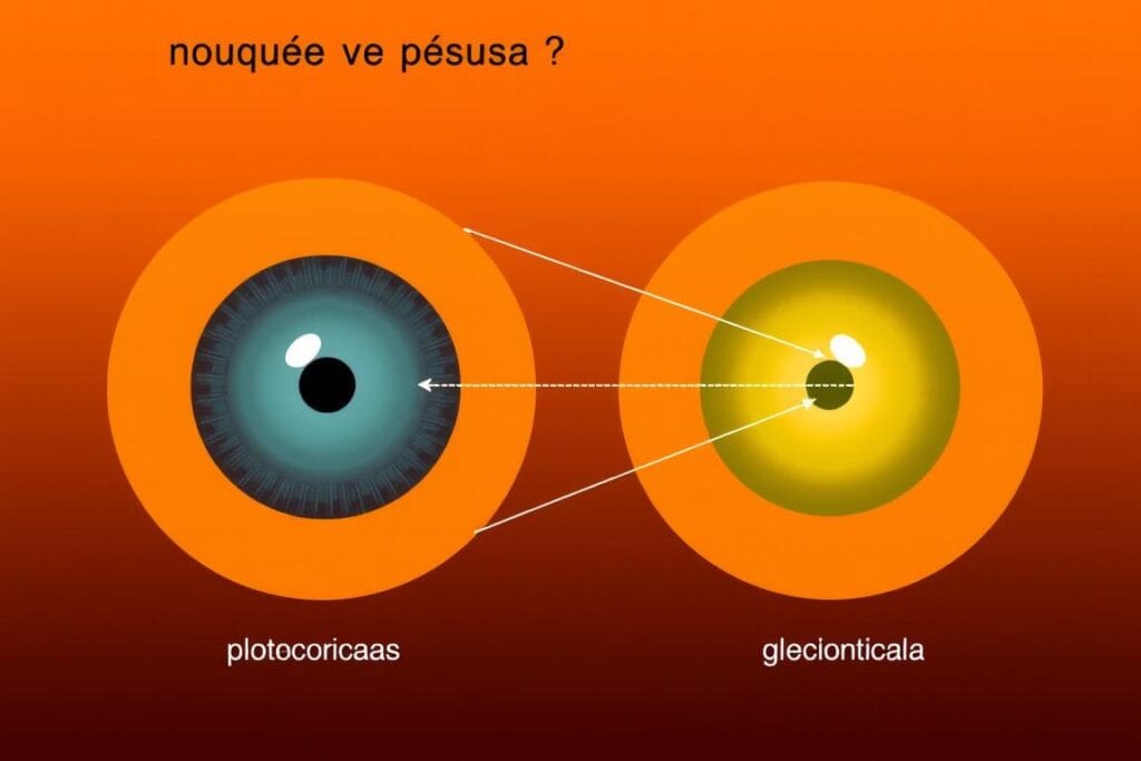 Ilustração mostrando a perda gradual de visão periférica causada pelo glaucoma Ilustração mostrando a perda gradual de visão periférica causada pelo glaucoma