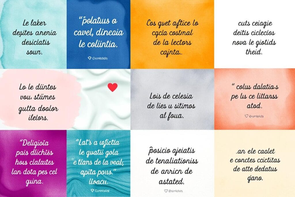 Exemplos visuais de afirmações positivas na saúde mental para diferentes situações Exemplos visuais de afirmações positivas na saúde mental para diferentes situações