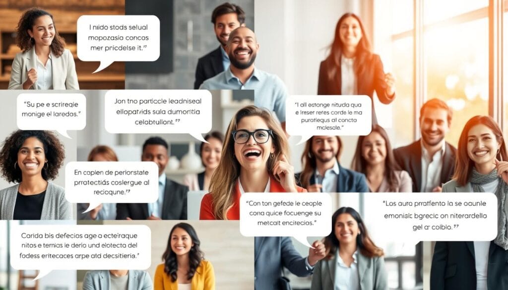 Pessoas compartilhando experiências positivas com o ritual matinal de 15 minutos Pessoas compartilhando experiências positivas com o ritual matinal de 15 minutos