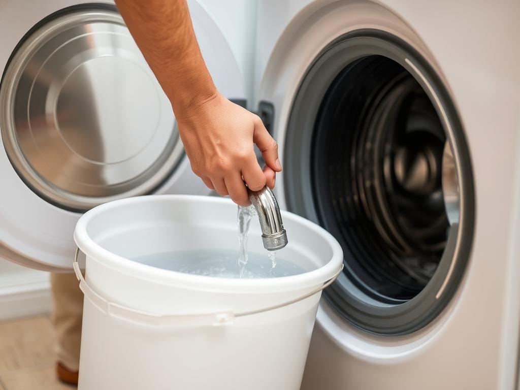 Reaproveitamento da água da máquina de lavar Reaproveitamento da água da máquina de lavar