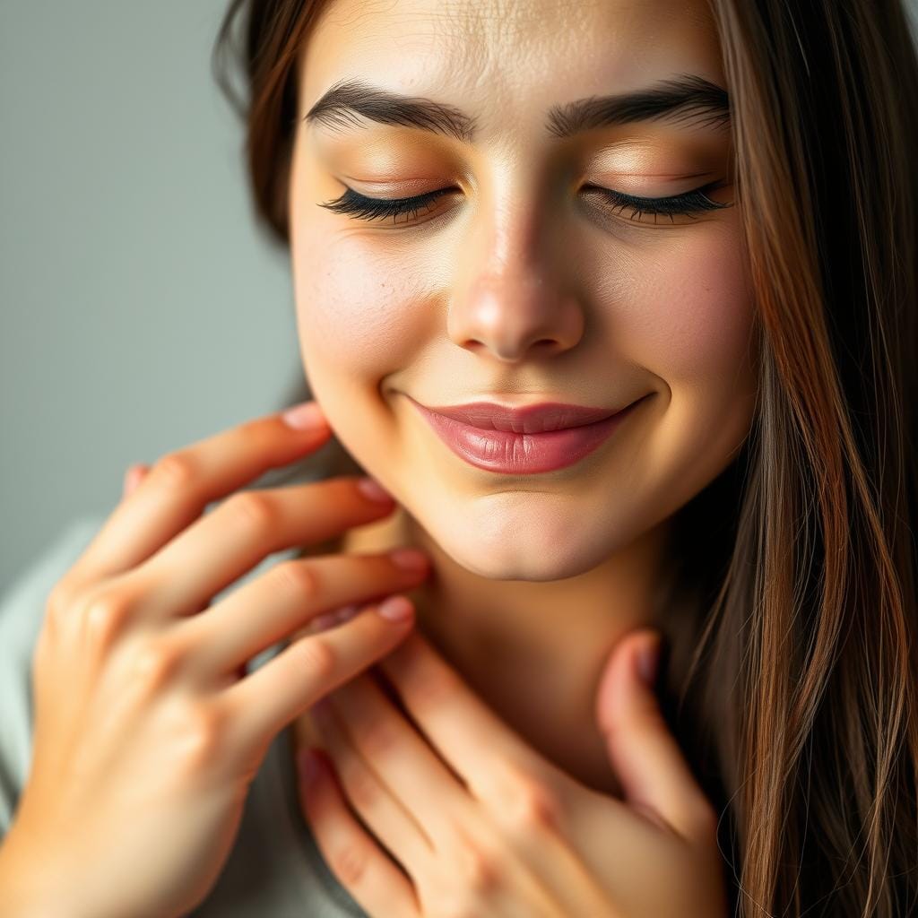 Pessoa praticando autocompaixão após receber críticas