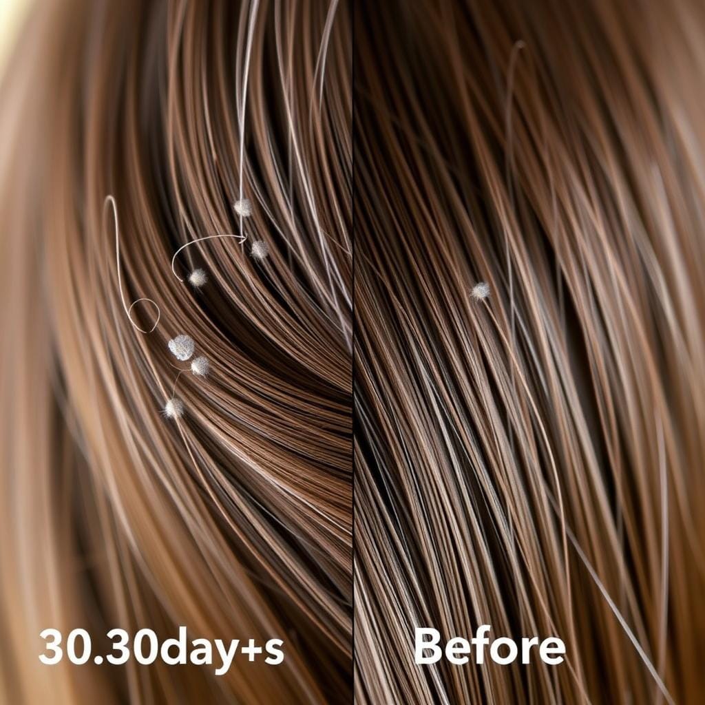 Redução da queda capilar nos primeiros 30 dias de uso do Folifix