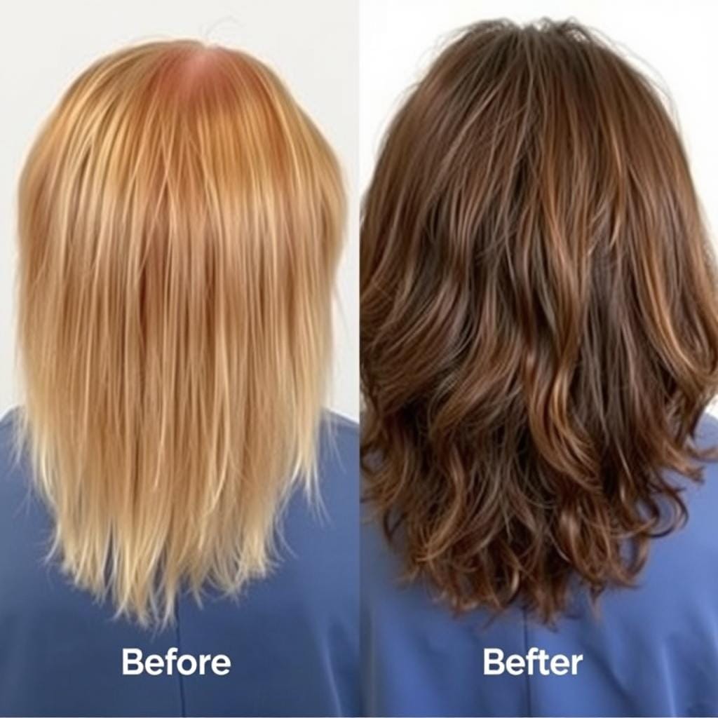 Transformação completa após 3-5 meses de uso contínuo do Folifix