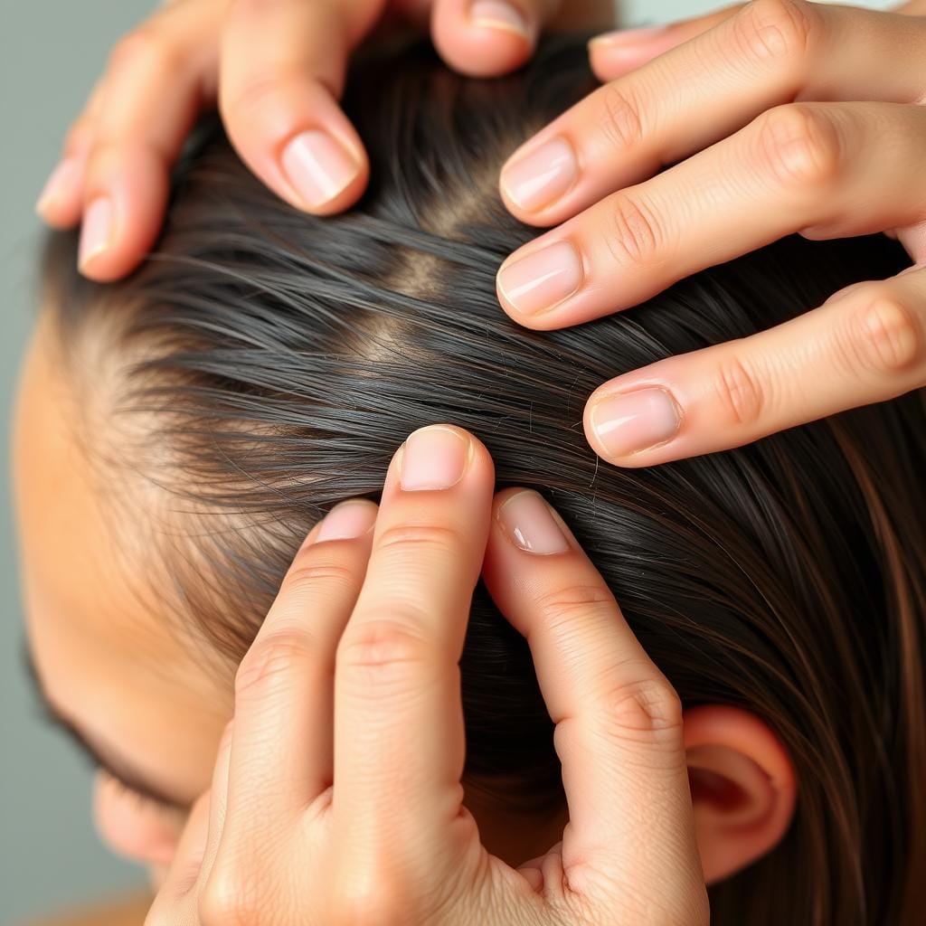 Massagem capilar para estimular crescimento Massagem capilar para estimular crescimento